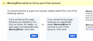 Authorize page